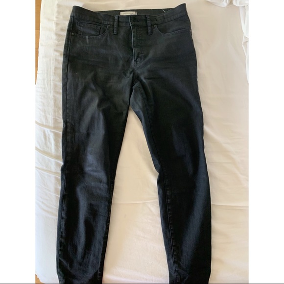 Madewell Black high rise jeans sz 31 - Picture 2 of 5